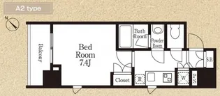 ラクラス浅草蔵前【10階】の間取り