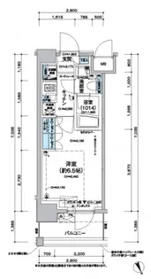 レジディア蒲田V【7階】の間取り