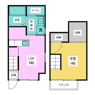 元町ハウゼ【1階】の間取り