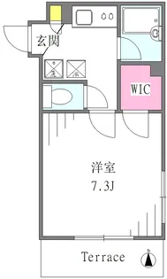 フロラシオン【1階】の間取り