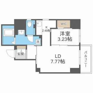 レガーロ札幌ステーション【2階】の間取り