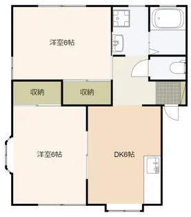 グランデーヌM’s【2階】の間取り