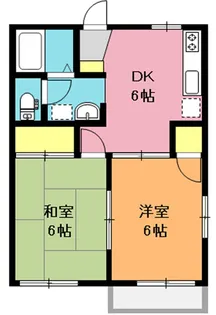 グラックス本山 A棟【2階】の間取り