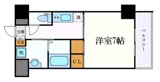 プレイズシード車道【3階】の間取り