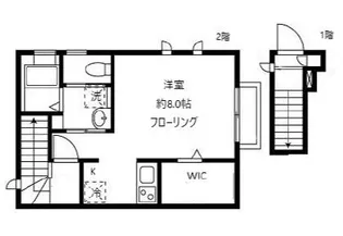 ロサ・テラス【2階】の間取り