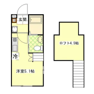 アルトゥーラ戸塚【1階】の間取り
