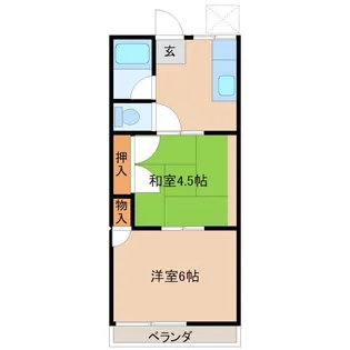 グリーンハイム【2階】の間取り