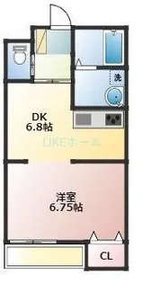 イーストパレスY-3【2階】の間取り