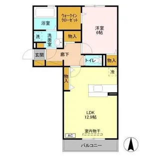 ラフィネフィオーレの間取り