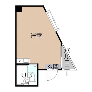 ニューパレス文の里【5階】の間取り