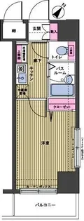 トーシンフェニックス日本橋三越前【4階】の間取り