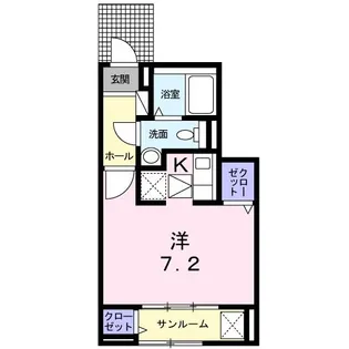シーサイドチェリー【1階】の間取り