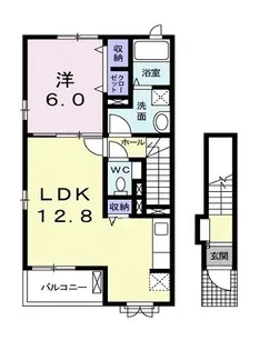 アントレッド【2階】の間取り