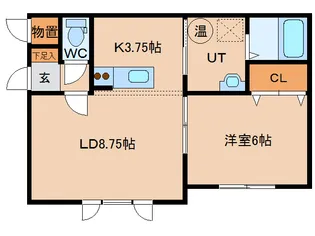 la grace【1階】の間取り