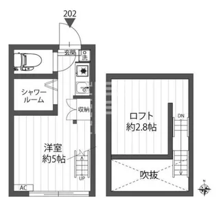 アーバンプレイス方南町駅前【2階】の間取り