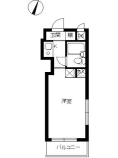 スカイコート千歳烏山第3【1階】の間取り