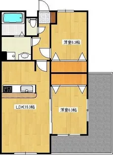 ADVANCE武蔵野台【3階】の間取り