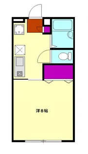 ロイヤルヒルズA【2階】の間取り