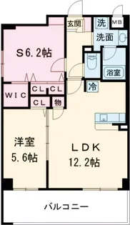 サウスシャノイチ【3階】の間取り