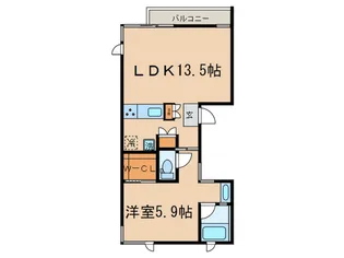 ステラ八雲【2階】の間取り
