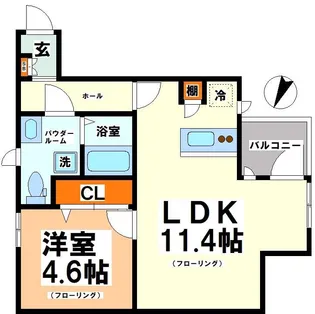 ALVER代田橋(アルベール代田橋)【3階】の間取り
