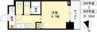 MAXIV大阪堺【8階】の間取り
