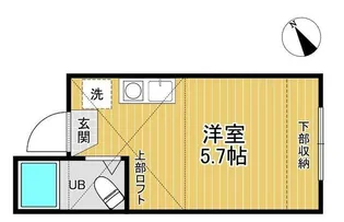 レジデンス中和泉【2階】の間取り