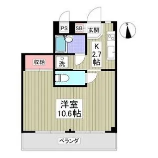 アルバスクエア【2階】の間取り