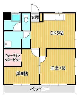第2サンハイム清水【1階】の間取り