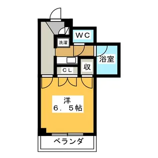 ホリホックイン安西【3階】の間取り