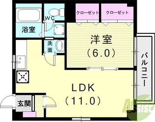 グリーンシティ【1階】の間取り