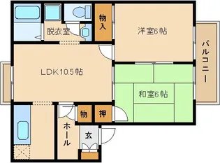 Y’S(ワイズ)ハイツ【1階】の間取り