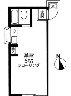 コーポ安野【2階】の間取り