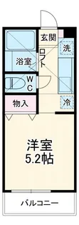 カーサ・フェリーチェ壱番館【1階】の間取り