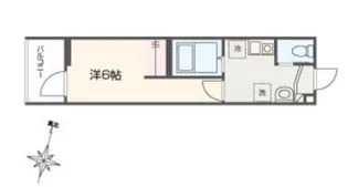 MELLAS南浦和V【3階】の間取り