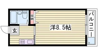 ムトーハイツ【1階】の間取り