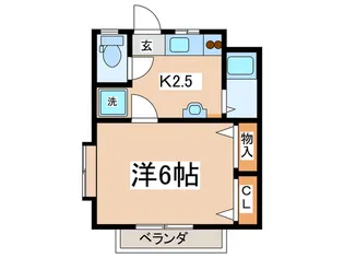 ノ-ブルハイム【1階】の間取り