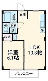 フローラ【1階】の間取り