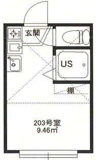 シェスタミモザ【2階】の間取り