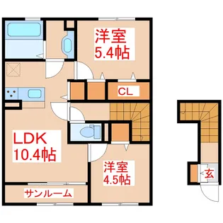アリエッタ【2階】の間取り
