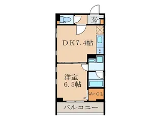 DEPT砧 WEST【1階】の間取り