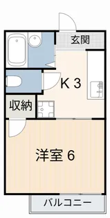 エーデルハイム【1階】の間取り