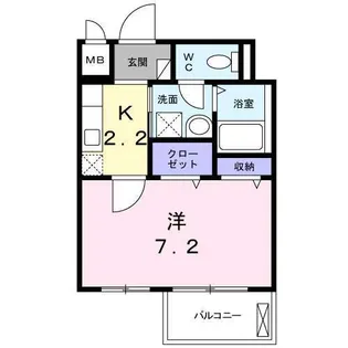 リバーサイドガーデン【3階】の間取り
