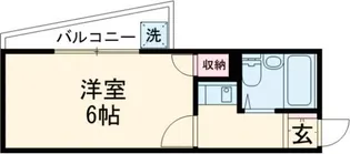 ブランカ下高井戸【1階】の間取り