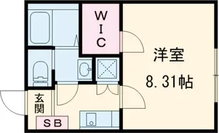 Bella Casa(ベラカーサ)【2階】の間取り