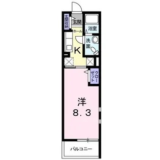 グラン アルカンシェル【3階】の間取り