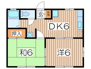 ハイツ長崎の間取り