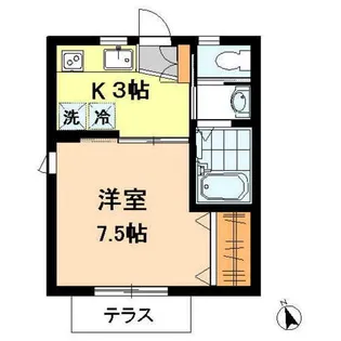 グリンハウス【2階】の間取り