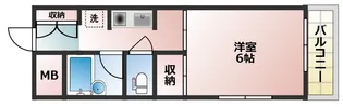西明石ハイツ【4階】の間取り