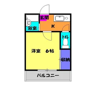 ソレイユ船越【2階】の間取り